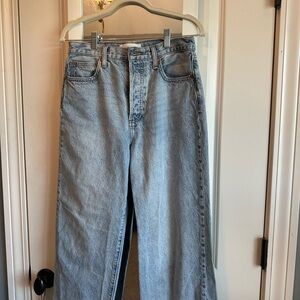Denim Forum Aritzia Blue Straight Leg Jeans